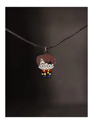 Retro Vintage Harry Potter Çizgi Unisex Hediyelik El Yapımı Kolye