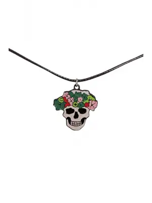 Retro Vintage Kuru Kafa Unisex Hediyelik El Yapımı Kolye