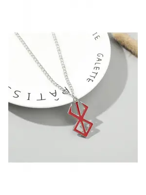 Vintage Retro Anime Berserk Logo Kolye