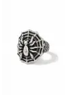 Antik Gümüş Kaplama Unisex Ayarlanabilir Spider Yüzük