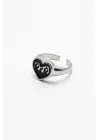 Gothic Kalp Heart Decor Unisex Ayarlanabilir Yüzük