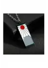 Antik Gümüş Kaplama Unisex Anime Kolye Demon Slayer Kimetsu No Yaiba Blade Ghost Zincirli Kolye