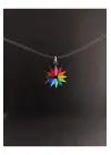 Retro Vintage Yıldız Işığı Unisex Hediyelik El Yapımı Kolye