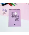Hiç Mecalim Yok Tasarımlı Spiralli Defter