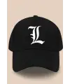 Anime L Siyah Şapka
