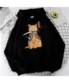 Anime Ninja Cat Oversize Hoodie