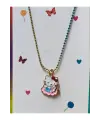 Anime Retro Vintage Magic Melody Hello Kity Fantasy Hediyelik Zincirli Kolye