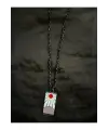 Antik Gotik Gümüş Kaplama Unisex Siyah Anime Kolye Demon Slayer Kimetsu No Yaiba Blade Ghost Kolye