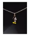 Antik Gümüş Kaplama Sevimli Micky Mouse Sanrio Unisex Zincirli Hediyelik Kolye