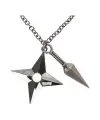 Antik Gümüş Kaplama Unisex Anime Naruto- Weapons Zincirli Kolye