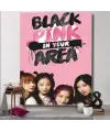Black Pink Duvar Halısı
