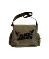 Black Sabbath Baskılı Unisex Yeşil Postacı Çantası