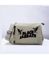 Blacksabbath Unisex Bej Postacı Çantası