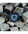 Orenge Heart Charm Kolye