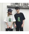 Çift Kombini Kawaii Dinosaur T-Shirt
