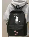 Cute Cat Baskılı Okul, Dershane, Kurs Sırt Çantası