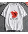 Death Note Logo Beyaz Unisex Oversize T-Shirt
