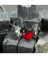 Devil Red Heart Kolye