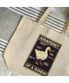 Duck Anatomy Baskılı Omuz Çantası