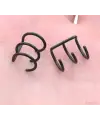 Ear Kulak Siyah Piercing