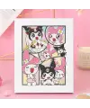 Elmas Boyama Seti Sanrio Kuromi  & Melody 5D Kendin Yap Elmas Puzzle