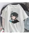 Genshin Impact Xiao Baskılı Beyaz Unisex Oversize T-Shirt
