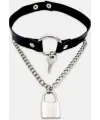 Gothic Anahtarlıklı Kilit Choker Kolye