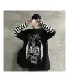 Gothic Devil Unisex Siyah Oversize Uzun Kollu T-Shirt