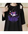 Harajuku Kuromi Gotik Unisex  Oversize T-Shirt