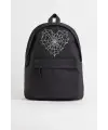 Heart Web Baskılı Unisex Sırt Çantası
