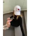 Hello Kitty Beyaz Şapka