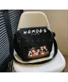 Heroes Bestfriend Night Date Baskılı Postacı Çantası