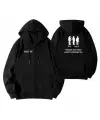 K-Pop BTS Suga August D Tour Streetwear Fermuarlı Sweatshirt Hoodie