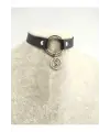 Kadın Ying Yang Suni Deri Choker
