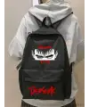 Kırmızı Berserk Eyes Çift Baskılı Okul, Dershane, Kurs Sırt Çantası