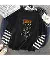 Kiss Rock Band Baskılı Fake Sleeves Unisex Siyah T-Shirt