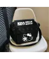 Kiss X Hello Kitty Rocknroll Partnership Baskılı Postacı Çantası