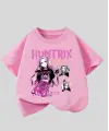 Kpop Demon Hunterix Kids Design Unisex Oversize T-Shirt