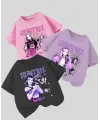 Kpop Demon Hunterix Kids Design Unisex Oversize T-Shirt