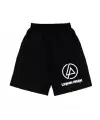 Linkin Park Logo Baskılı Siyah Unisex Penye Şort