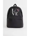 Love Cat Baskılı Unisex Sırt Çantası