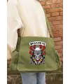 Megadeth Baskılı Unisex Yeşil Postacı Çantası