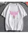 Melody Pink Siyah Unisex Oversize T-Shirt