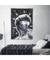 Michelangelo Buonarroti Davud Pop Art Duvar Halısı