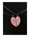 Mıknatıslı Best Friends 2li Birleşen Kalp Hediyelik Love Kolye