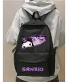 Mor Anime X Kuromi Sanrio Eyes Baskılı Okul, Dershane, Kurs Sırt Çantası