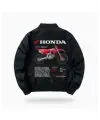 Motorbike Baskılı Unisex Bomber Ceket