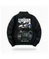 Motorbike Baskılı Unisex Bomber Ceket