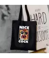 Nice Cock Siyah Bez Çanta
