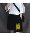 Nirvana Smile Baskılı Siyah Unisex Penye Şort